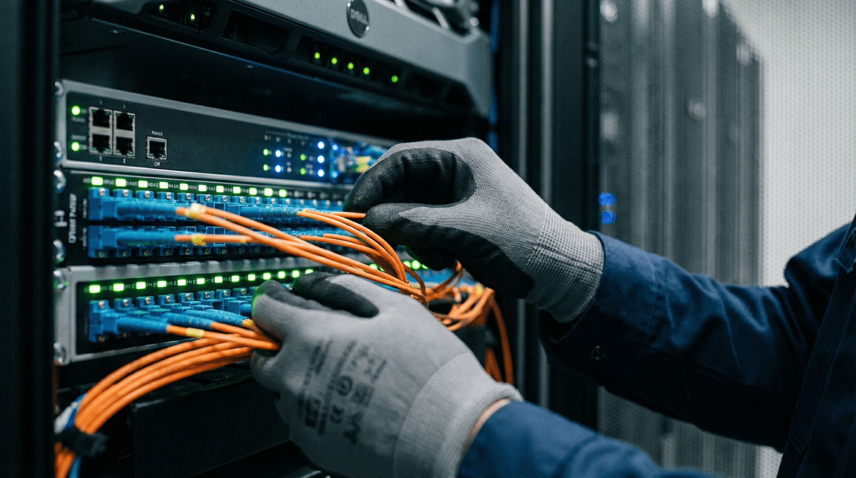Physical infrastructure — structured cabling, security systems, and AV installations